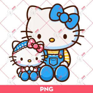 Hello Kitty Daddy PNG, Happy Fathers Day PNG