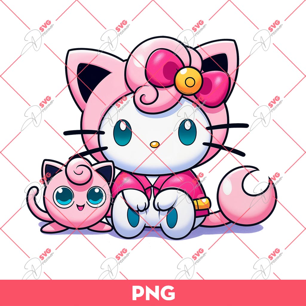 Hello Kitty Jigglypuff PNG, Pokemon Hello Kitty PNG 1 Hello Kitty Jigglypuff PNG, Pokemon Hello Kitty PNG