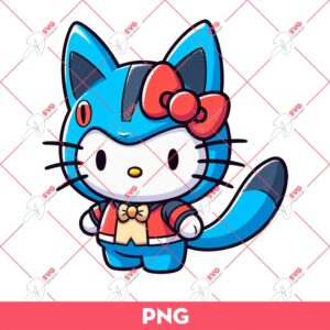 Hello Kitty Lucario PNG, Pokemon Hello Kitty PNG