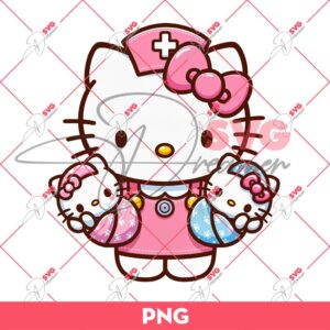 Hello Kitty Obstetric Nurse PNG, Hello Kitty In Hospital PNG