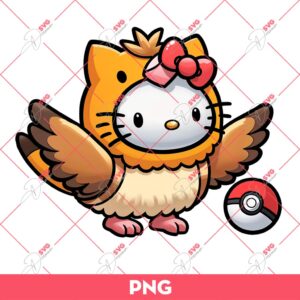 Hello Kitty Pidgey PNG, Pokemon Hello Kitty PNG