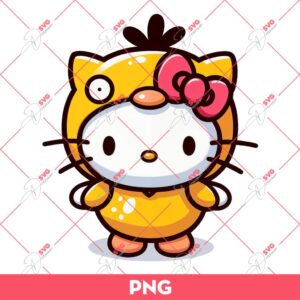 Hello Kitty Psyduck PNG, Pokemon Hello Kitty PNG