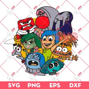 Inside Out 2 Characters SVG, Disney Inside Out SVG
