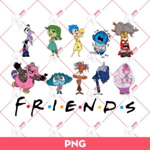 Inside Out Friends PNG, Inside Out 2 PNG