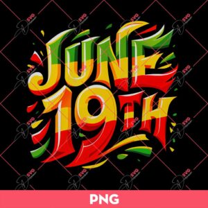 June 19th PNG, Juneteenth PNG, African American PNG