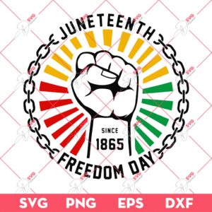 Juneteenth Since 1865 SVG PNG, Freedom Day SVG PNG, Black Live Matter SVG PNG