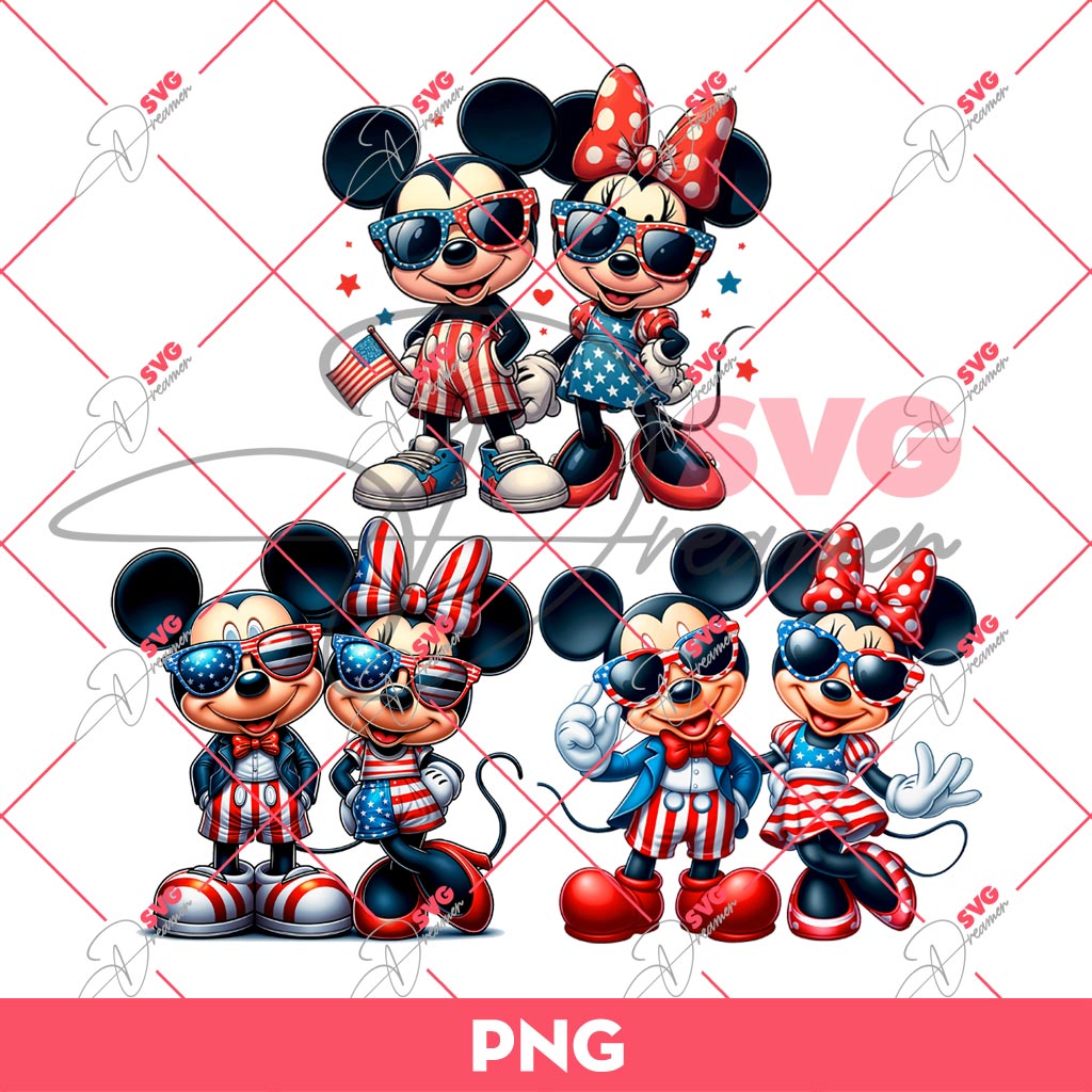 Mickey And Minnie 04th Of July PNG, Minnie Mickey Mouse Independence Day PNG 1 Mickey And Minnie 04th Of July PNG, Minnie Mickey Mouse Independence Day PNG