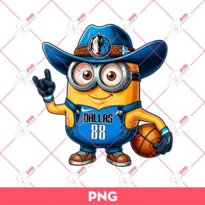 Bundle Dallas Mavericks PNG, Cartoon Characters NBA Mavericks Basketball PNG Bundle 56 Minion Dallas Mavericks PNG, Minion NBA Basketball PNG