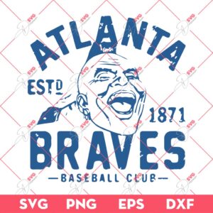 Old Style Atlanta Braves Baseball Club SVG PNG EPS DXF
