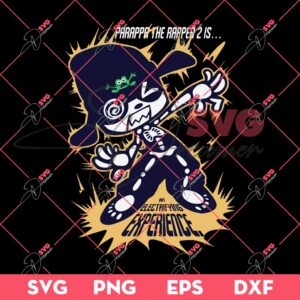 Parappa The Rapper SVG, Electrified Parappa SVG PNG