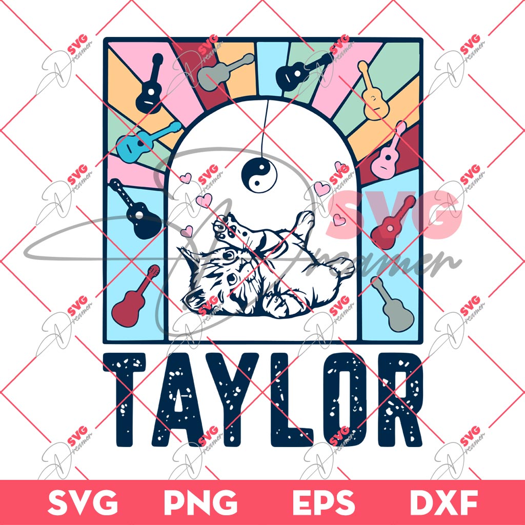 Retro Karma Cat Taylor Swift PNG SVG DXF EPS, Swiftie SVG PNG 1 Retro Karma Cat Taylor Swift PNG SVG DXF EPS, Swiftie SVG PNG