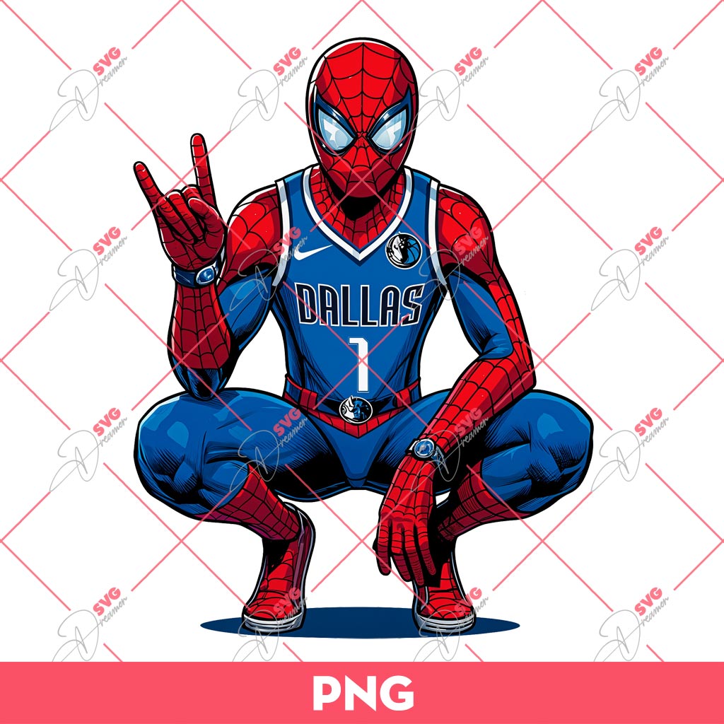 Bundle Dallas Mavericks PNG, Cartoon Characters NBA Mavericks Basketball PNG Bundle 18 Spiderman Dallas Mavericks PNG, Superhero NBA Basketball PNG