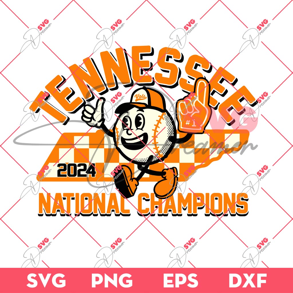 Tennessee National Champions 2024 SVG, Tennessee Champs Baseball SVG PNG 1 Tennessee National Champions 2024 SVG, Tennessee Champs Baseball SVG PNG