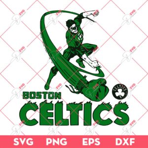The Green Lantern Boston Celtics SVG PNG, NBA Basketball Celtics Comics SVG PNG