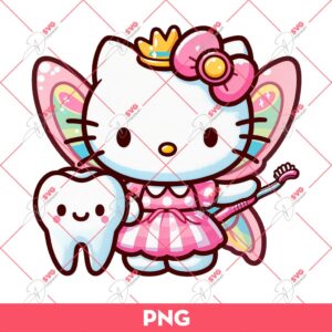 Tooth Fairy Hello Kitty PNG, Cute Kitty Fairy PNG