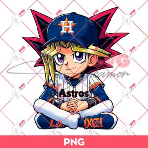 Yugi Oh Houston Astros PNG, Yugi Baseball PNG