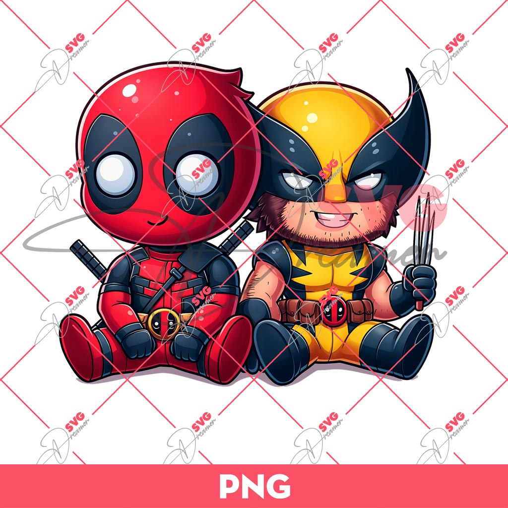 Baby Deadpool And Wolverine PNG, Cute Deadpool PNG, Cute Wolverine PNG 1 Baby Deadpool And Wolverine PNG, Cute Deadpool PNG, Cute Wolverine PNG