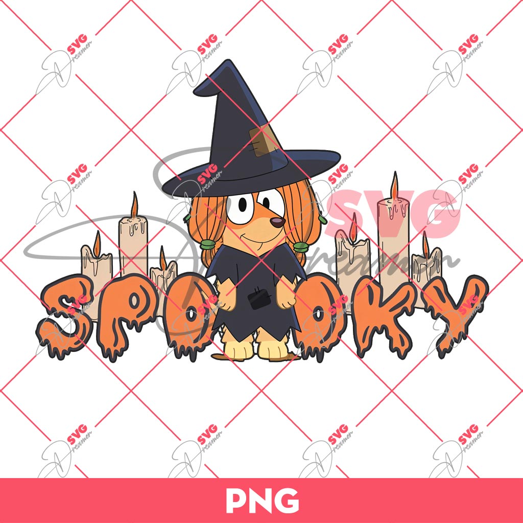 Bingo Spooky Halloween PNG, Bluey Character Halloween PNG 1 Bingo Spooky Halloween PNG, Bluey Character Halloween PNG