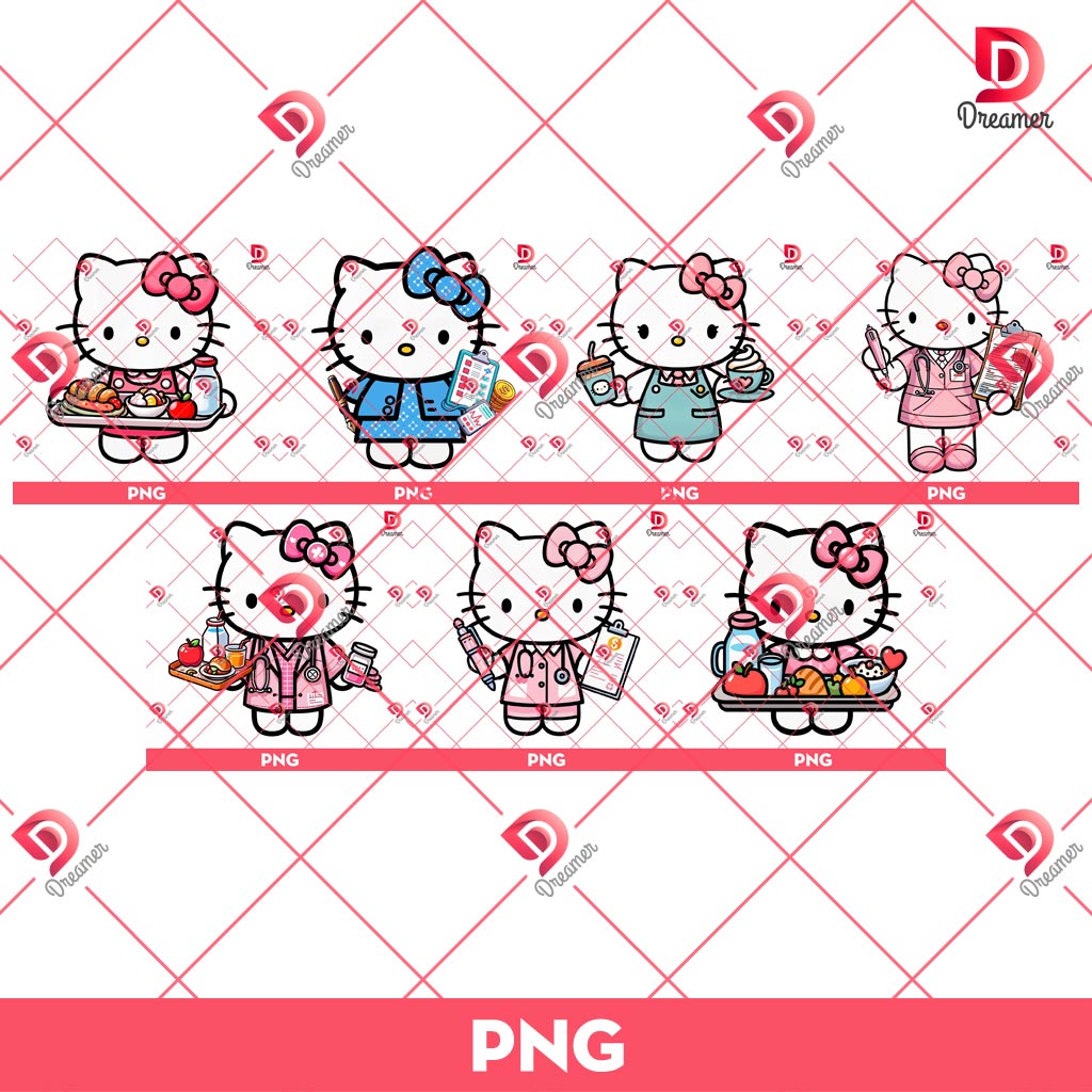 Bundle Hello Kitty Hospital PNG 1 Bundle Hello Kitty Hospital PNG