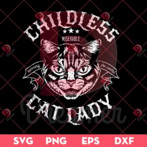 Childless Cat Lady SVG PNG, Election 2024 SVG PNG