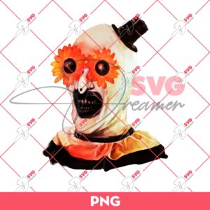 Clown Creepy With Flower Glasses PNG