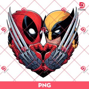 Deadpool And Wolverine PNG Design, Deadpool Wolverine Movie PNG File
