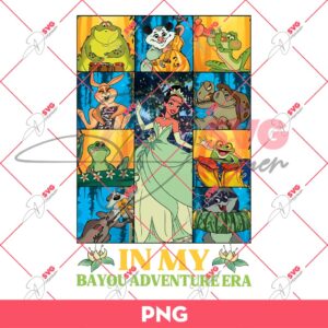 Disney In My Bayou Adventure Era PNG, Disney Tiana Princess Era Tour PNG