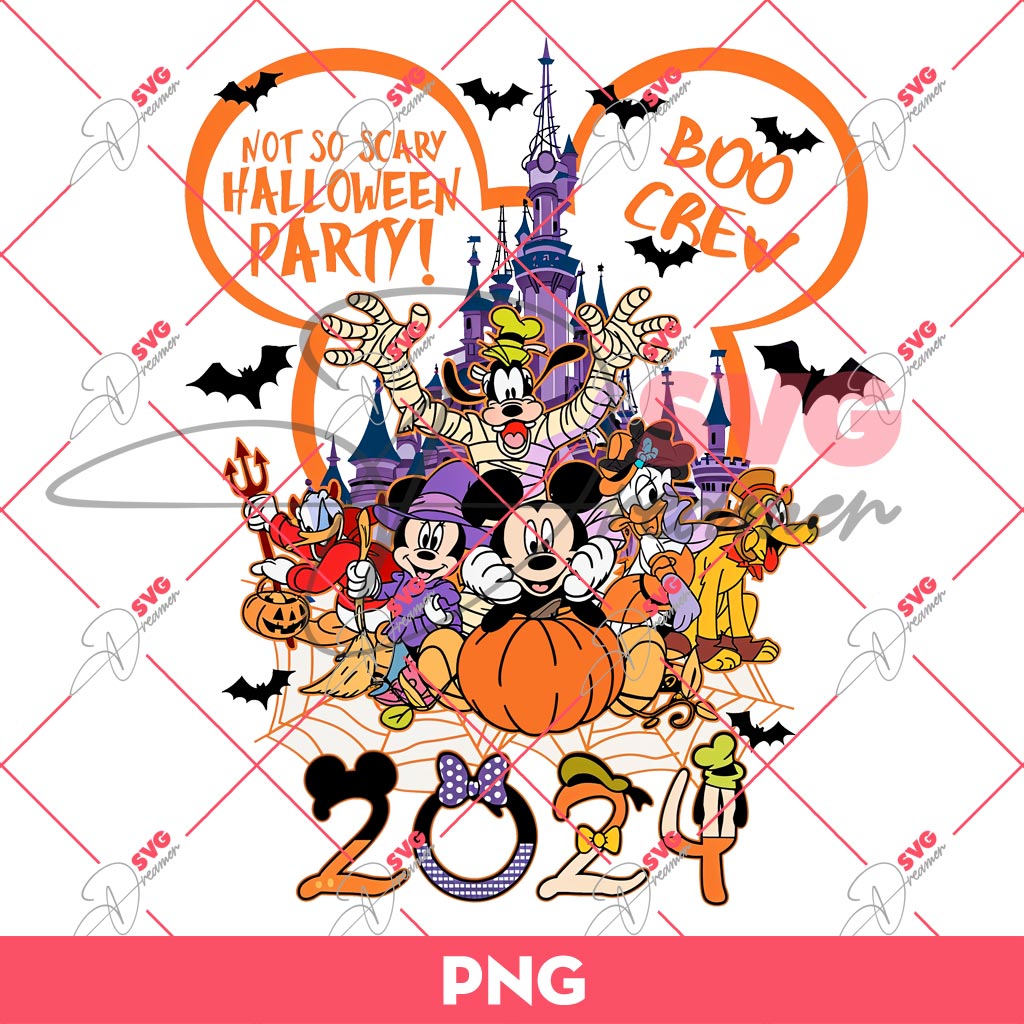Disney Not So Scary Halloween Party PNG, Disney Boo Crew 2024 PNG 1 Disney Not So Scary Halloween Party PNG, Disney Boo Crew 2024 PNG