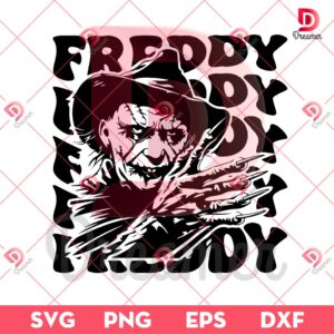 Freddy Krueger SVG PNG, Horror Killer SVG PNG, Freddy Halloween SVG PNG