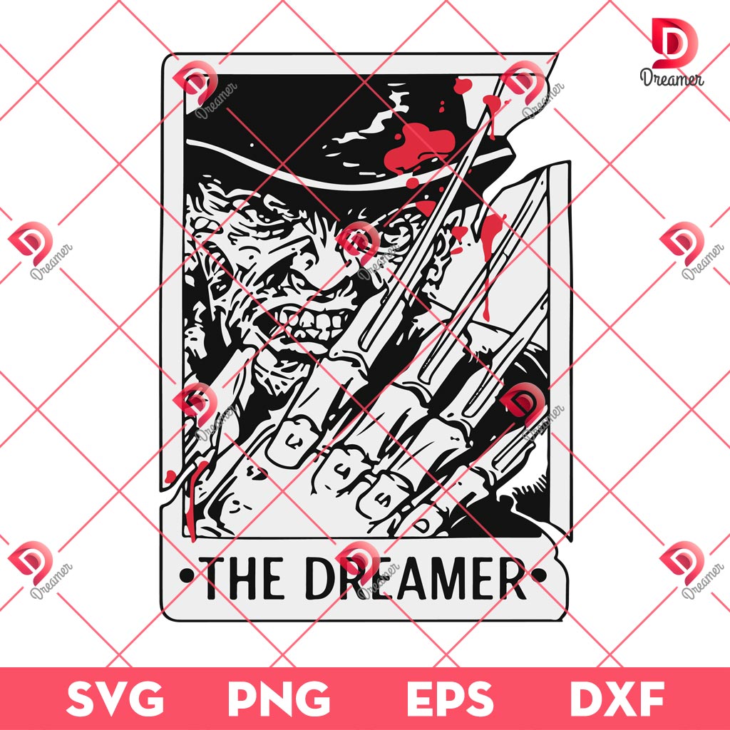 Freddy Krueger The Dreamer SVG PNG, Horror Tarot Card SVG PNG, Horror Killer Halloween SVG PNG 1 Freddy Krueger The Dreamer SVG PNG, Horror Tarot Card SVG PNG, Horror Killer Halloween SVG PNG