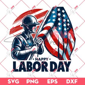 Happy Labor Day SVG PNG