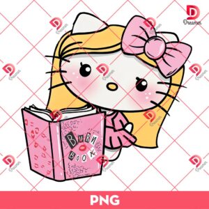 Hello Kitty Burn Book PNG, Burn Book Kitty PNG