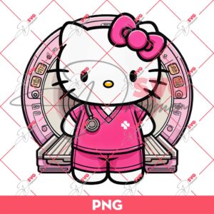 Bundle Hello Kitty Doctor And Nurse PNG, Bundle Hello Kitty In Hospital PNG 35 Hello Kitty CT MRI Technologist PNG, Hello Kitty In Hospital PNG