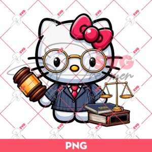 Hello Kitty Is A Lawyer PNG, Kitty Lawyer PNG