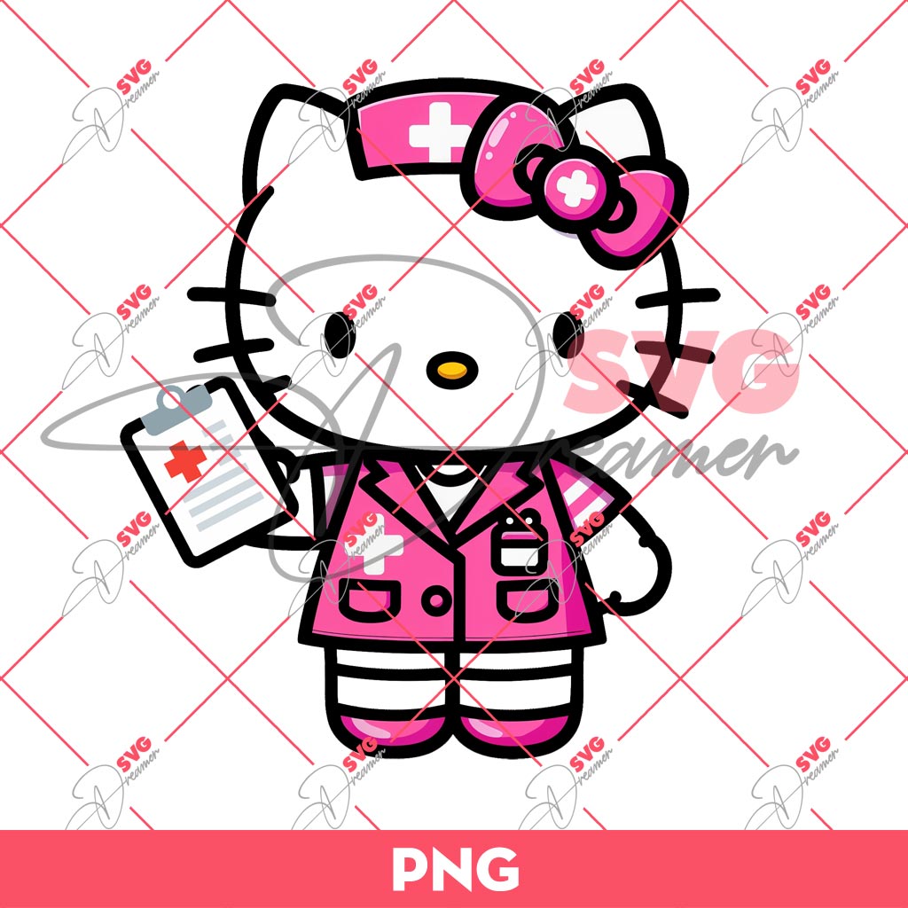 Bundle Hello Kitty Doctor And Nurse PNG, Bundle Hello Kitty In Hospital PNG 8 Hello Kitty Pharmacy Tech PNG, Hello Kitty In Hospital PNG