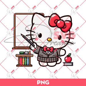 Hello Kitty Teacher PNG, Hello Kitty Back To School PNG 5 Hello Kitty Teacher PNG, Hello Kitty Back To School PNG