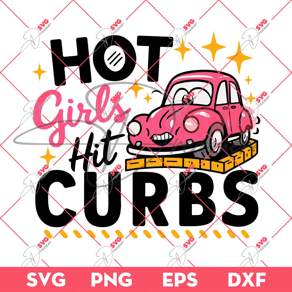 Hot Girls Hit Curbs SVG PNG EPS DXF, Cute Cartoon Pink Car SVG PNG 1 Hot Girls Hit Curbs SVG PNG EPS DXF, Cute Cartoon Pink Car SVG PNG