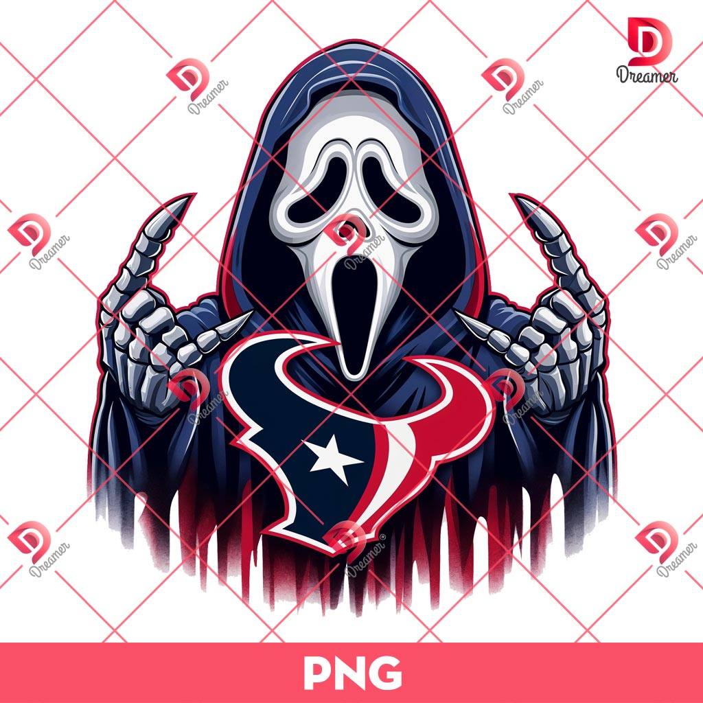 Houston Texans Ghostface Scream Player Football PNG, Houston Texans NFL Football PNG 1 Houston Texans Ghostface Scream Player Football PNG, Houston Texans NFL Football PNG