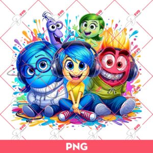 Inside Out 2 Characters PNG, Inside Out Movie PNG