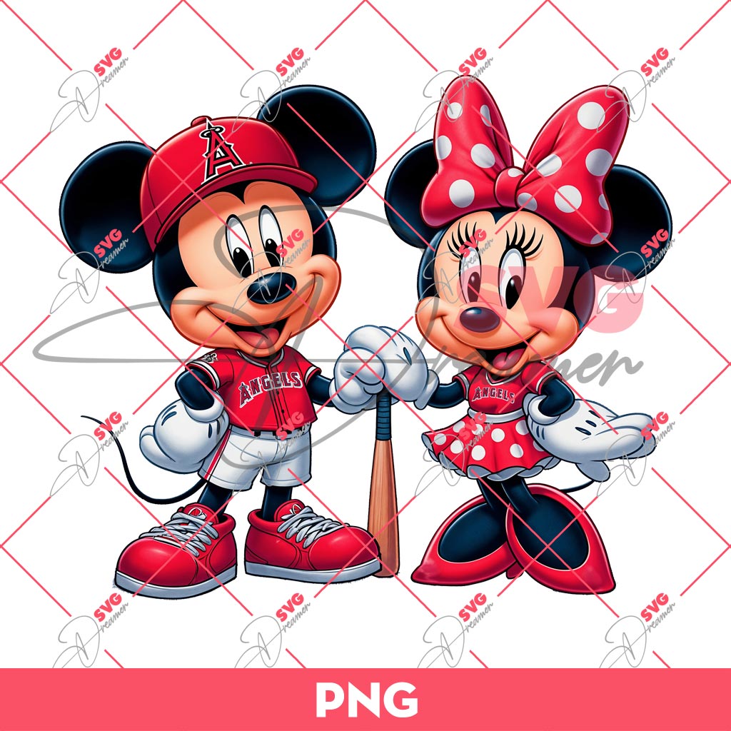 Los Angeles Angels Mickey And Minnie PNG, Disney Mickey Minnie Angels MLB Baseball PNG 1 Los Angeles Angels Mickey And Minnie PNG, Disney Mickey Minnie Angels MLB Baseball PNG