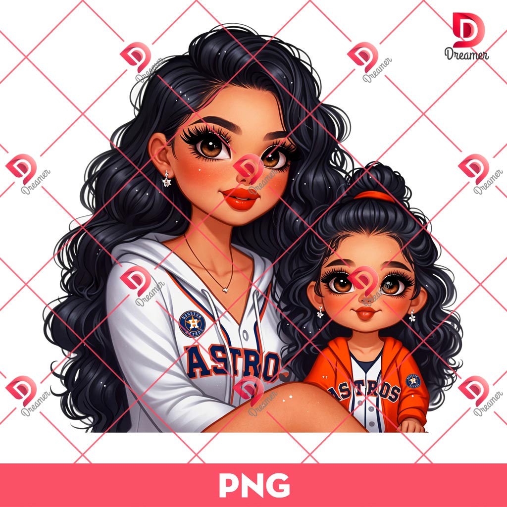 Mama And Daughter Houston Astros PNG, Mom And Daughter MLB Baseball PNG, Chicana Mom Sport PNG 1 Mama And Daughter Houston Astros PNG, Mom And Daughter MLB Baseball PNG, Chicana Mom Sport PNG