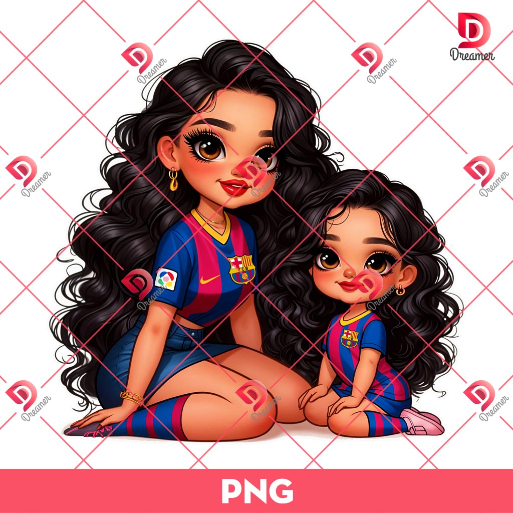 Mama And Daugter Fan Barcelona PNG, Mom And Daughter Soccer PNG, Chicana Girl Sport PNG 1 Mama And Daugter Fan Barcelona PNG, Mom And Daughter Soccer PNG, Chicana Girl Sport PNG