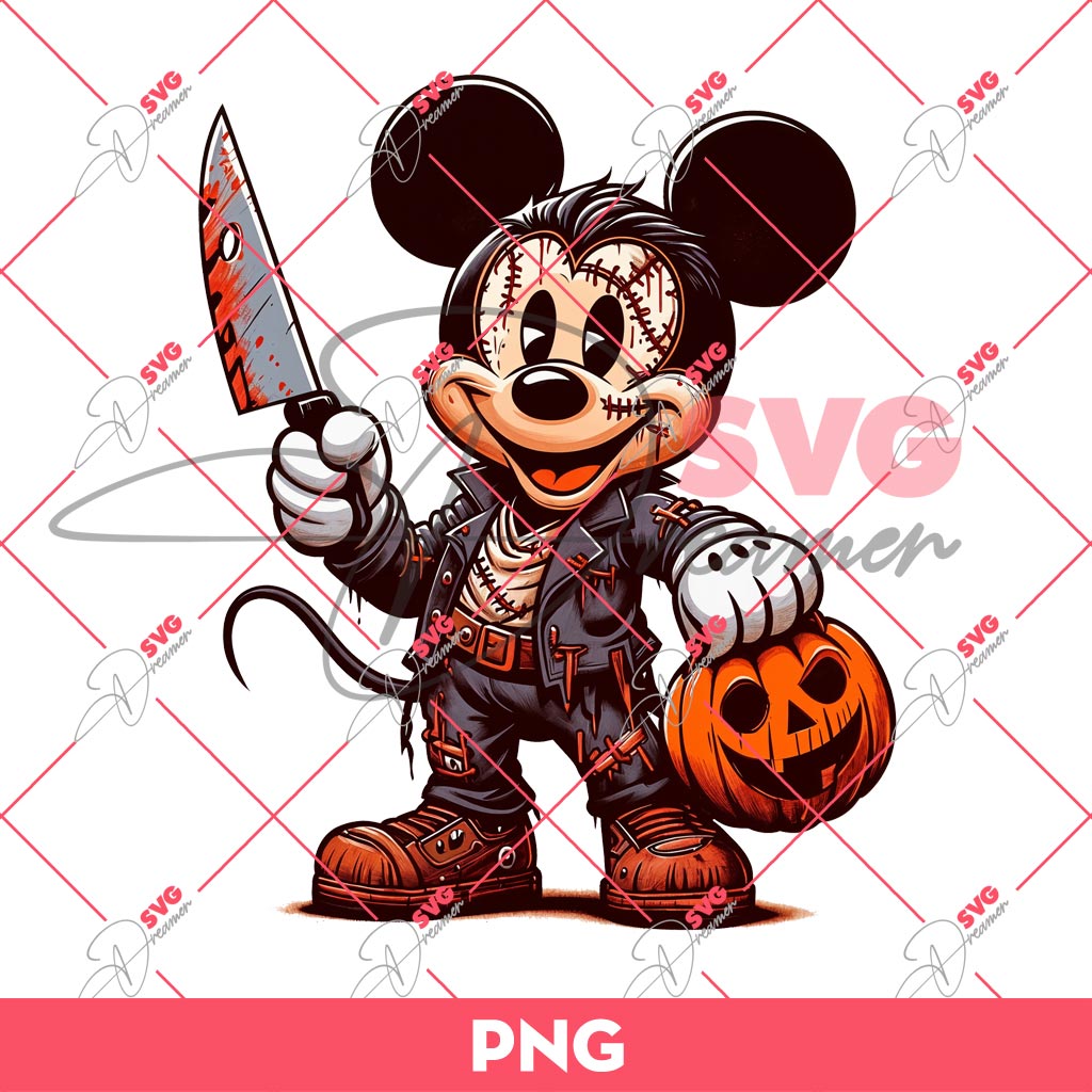Mickey Halloween PNG Bundle, Disney Horror Character Mickey Mouse PNG, Disney Halloween 2026 PNG Bundle 28 Mickey Mouse Leatherface PNG, Disney Halloween PNG, Horror Character PNG