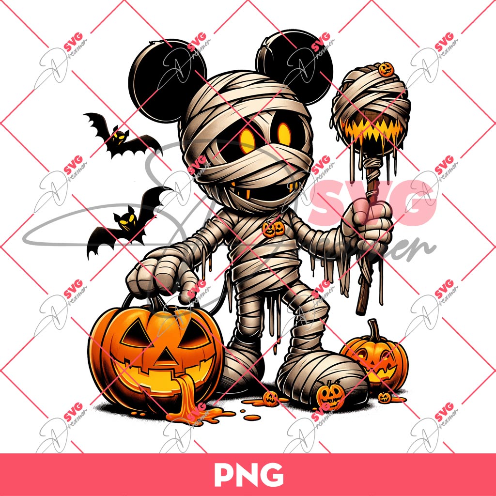 Mickey Halloween PNG Bundle, Disney Horror Character Mickey Mouse PNG, Disney Halloween 2026 PNG Bundle 23 Mickey Mouse Mummy PNG, Disney Halloween PNG, Mickey Horror Character PNG