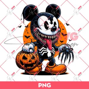 Mickey Mouse Venom PNG, Disney Halloween PNG, Mickey Horror Character PNG