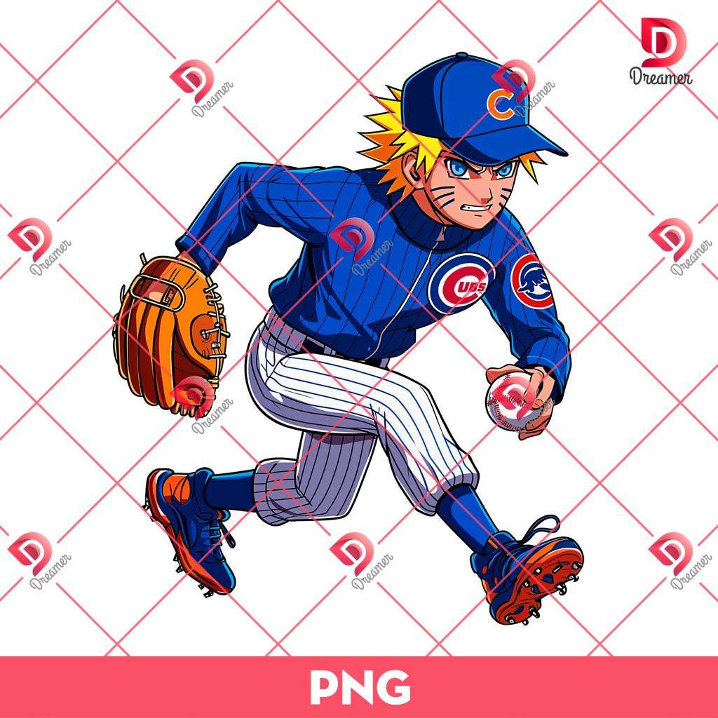 Naruto Chicago Cubs Player PNG, Naruto MLB Baseball PNG 1 Naruto Chicago Cubs Player PNG, Naruto MLB Baseball PNG