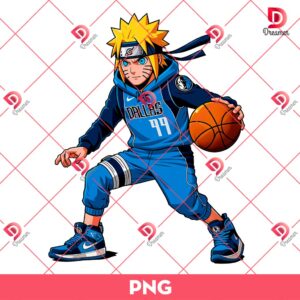 Naruto Dallas Mavericks Player PNG, Naruto NBA Basketball PNG
