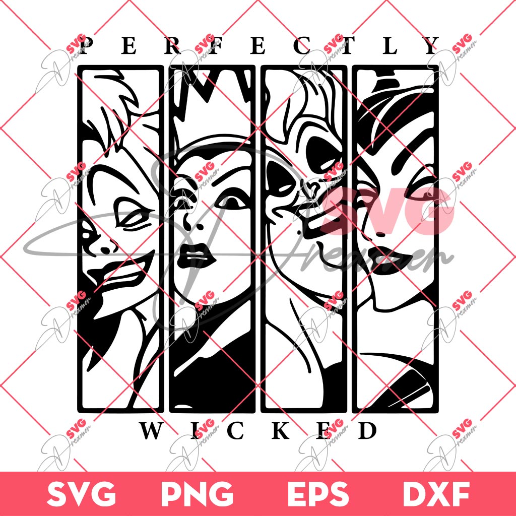 Perfectly Wicked SVG, Witches SVG, Halloween SVG 2 Perfectly Wicked SVG Witches SVG Halloween SVG