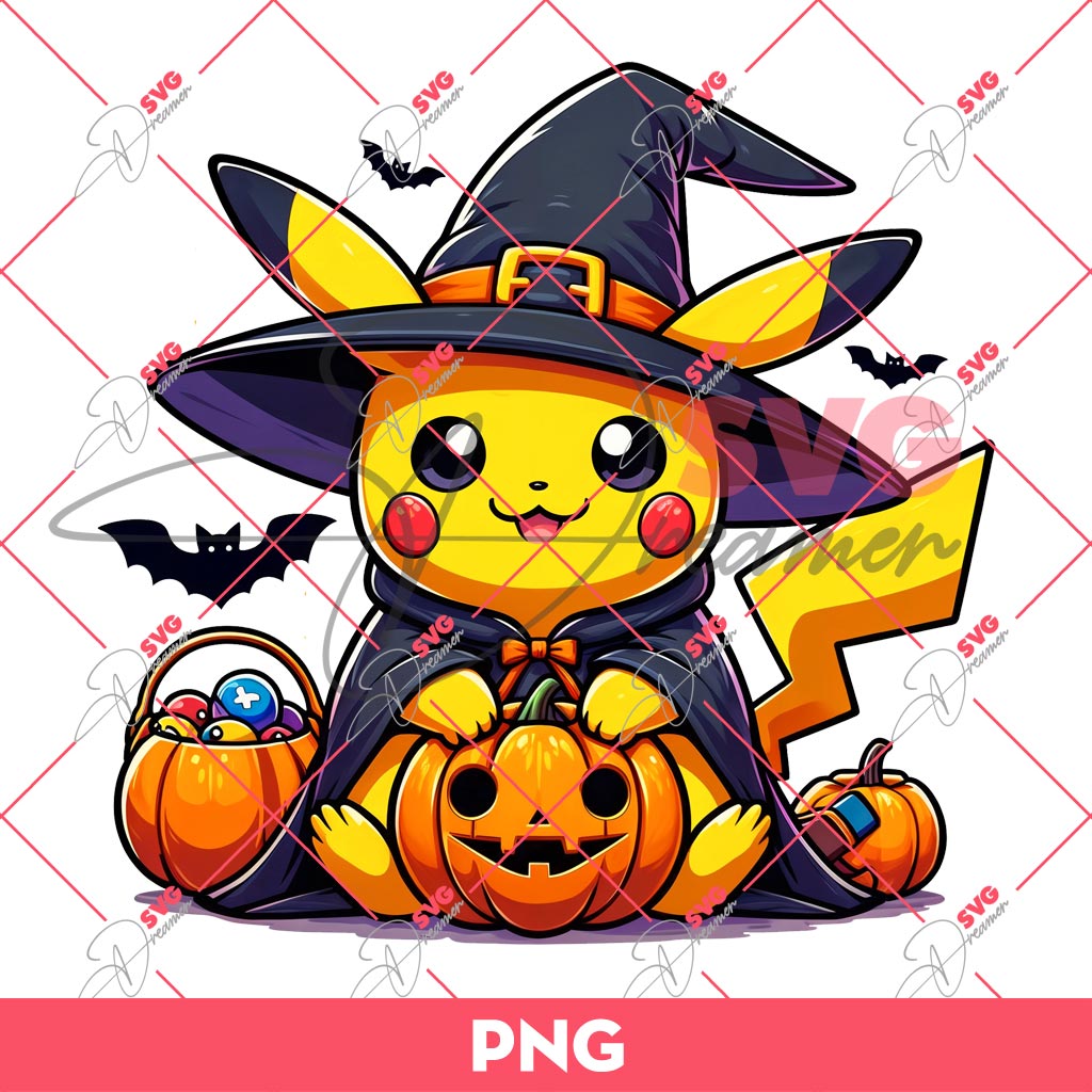 Pikachu Witch Halloween PNG, Pokemon Pikachu Halloween PNG 1 Pikachu Witch Halloween PNG, Pokemon Pikachu Halloween PNG