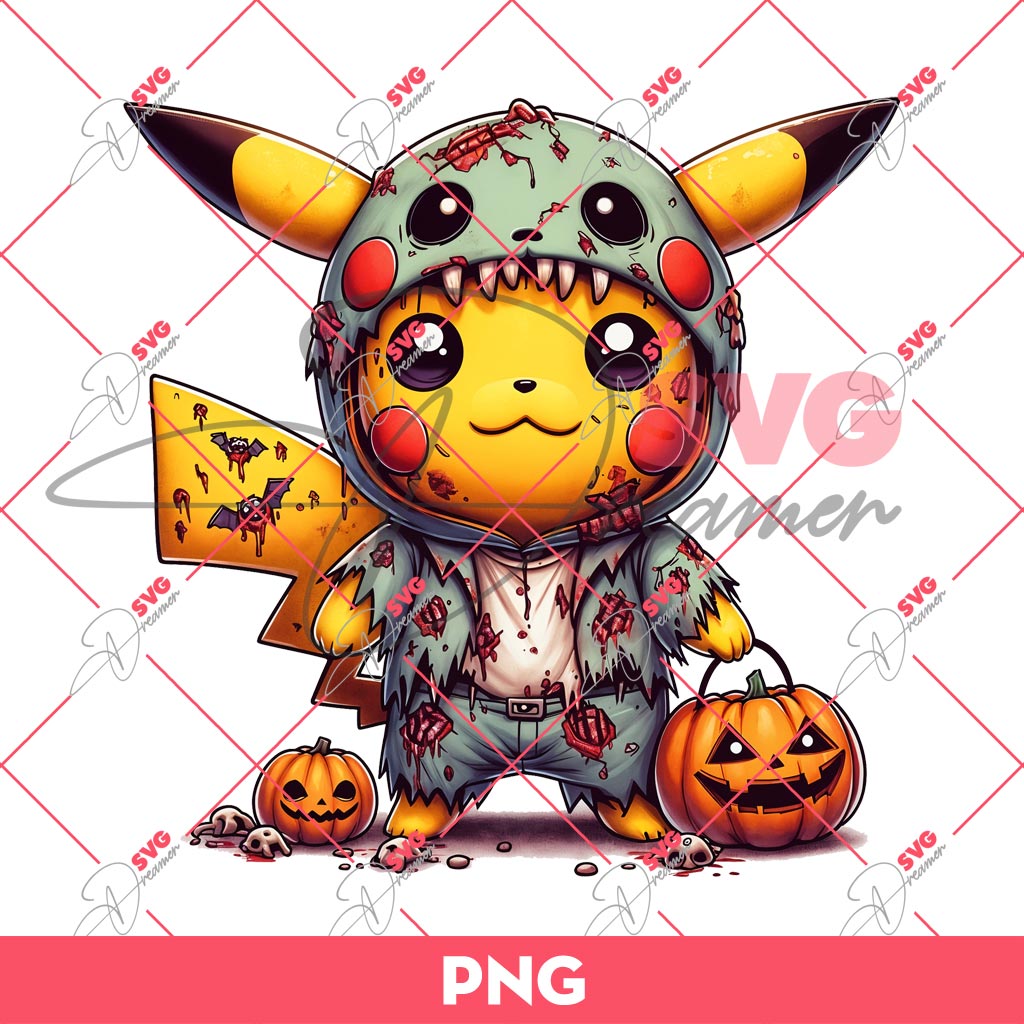 Pikachu Zombie PNG, Pokemon Pikachu Halloween PNG 1 Pikachu Zombie PNG, Pokemon Pikachu Halloween PNG